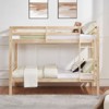 AZL1 Life Concept Beds Family-Friendly Heavy Duty Support Twin Secure Eco-Friendly Materials Kid-Friendly Design, Natural, 79.13"*43.31"*61.81" - 2 of 4