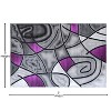 Emma and Oliver Contemporary Abstract Geometric Olefin Accent Rug in Gradient Shades with Natural Jute Backing - 4 of 4