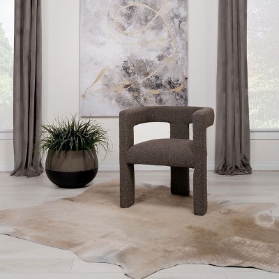 NicBex Contemporary Accent Chair, Luxurious Upholstery Modern Side Chair with Curved Silhouette, for Living Room, Bedroom