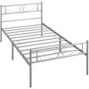 Yaheetech Metal-Framed Platform Bed with Headboard and Footboard - 2 of 4