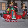 Gemmy Grinch Helicopter Inflatable Christmas Decoration - 6 ft 3 in - 3 of 3
