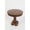 Jofran, Global Archive Hand Carved Solid Mango Wood Pedestal Table - 3 of 4