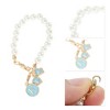 Unique Bargains Pearl Chain Bow Water Cup Pendant 1 Pc - 4 of 4