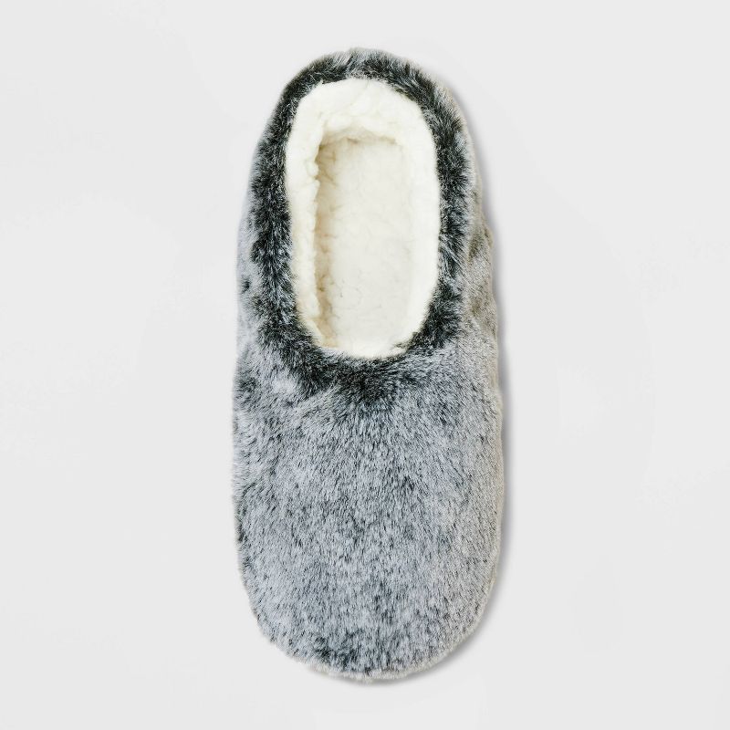Women's Faux Fur Cozy Pull-On Slipper Socks, 4 of 13