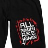 American Horror Story All Monsters Are Human Men's Black Sleep Pajama Shorts - 2 of 3