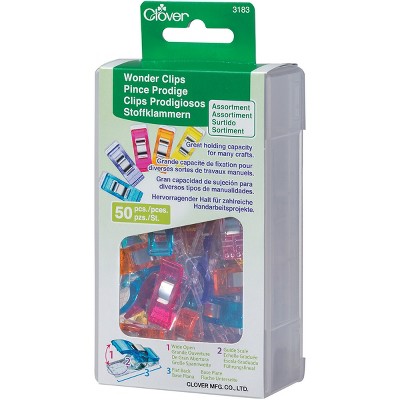 Clover Wonder Clips 10/Pkg - Assorted Colors