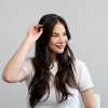 LXLM by Locks & Mane Mini Gem Skinny Headband - Midnight - 3 of 3