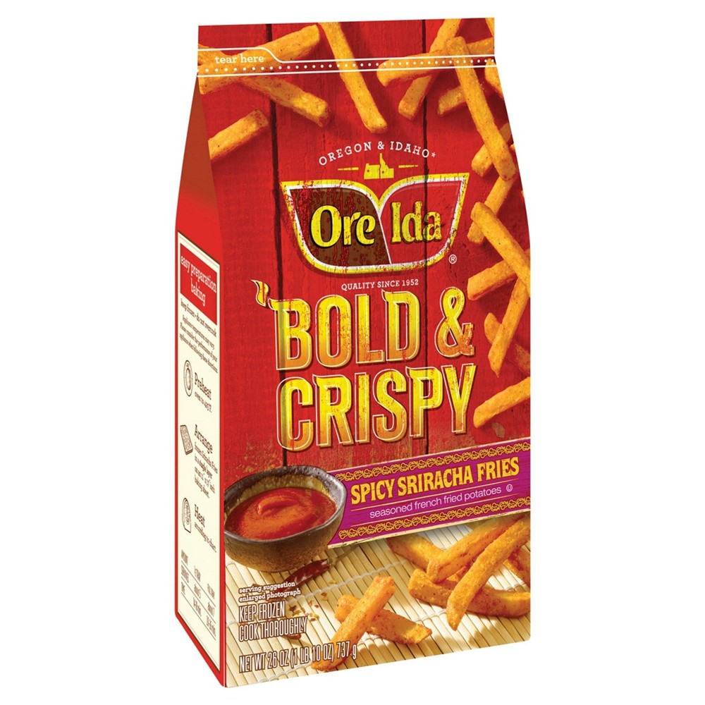 Spicy Sriracha Fries Seasoned French Fried Potatoes