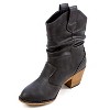 Charles Albert Women's Modern Western Cowboy Distressed Boot with Pull-Up Tabs in Grey Size 11 - 4 of 4