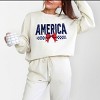 Simply Sage Market America Galaxy Coquette  Lightweight Garment Dyed Sweatshirt - 2 of 4