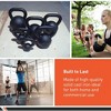 BodySport Cast Iron Kettlebells – Strength Training Kettlebell for Weightlifting, Core Training, & Conditioning - 3 of 4