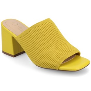 Journee Women's Lorenna Medium and Wide Width Dress Sandals - 1 of 4