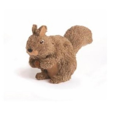  Northlight 11.5" Country Cabin Jute and Sisal Squirrel with Acorn Christmas Table Top Decoration 