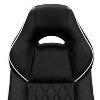 PAGED Executive Office Chair Fully Reclining Ergonomic Gaming Chair with Footrest, Adjustable Desk Chair for Bedroom - 3 of 4