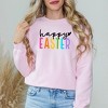 Simply Sage Market Women's Graphic Sweatshirt Happy Easter Colorful - 2 of 3
