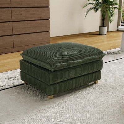 Modern Modular Sectional Sofa,Ottoman Sofa,Sofa Footstool,Upholstered Ottoman,Deep Seat Couch For Living Room,Bedroom-Cuddlewood