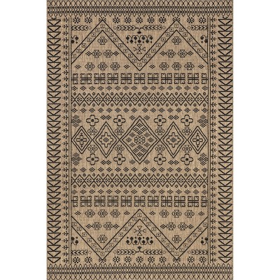 Nuloom Indoor And Outdoor Jamie Area Rug 5x7, Brown : Target