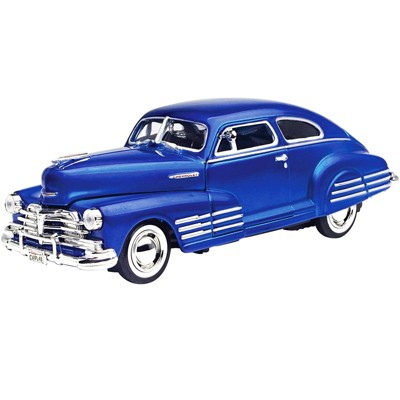 1948 Chevrolet Aerosedan Fleetline Blue 1/24 Diecast Model Car by Motormax