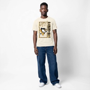 NHL Pittsburgh Penguins Champion Men's Cream Short Sleeve T-Shirt