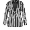 Women's Plus Size Laila Jacket - black mono | CITY CHIC - image 4 of 4