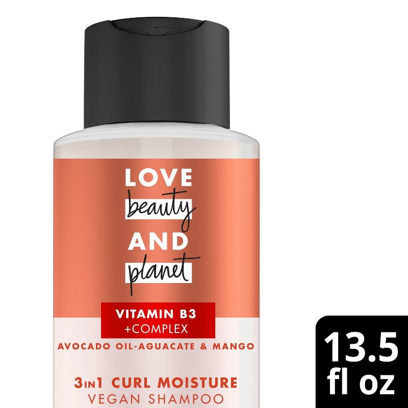 Love Beauty and Planet Avocado Oil &#38; Aguacate Mango Sulfate Free Shampoo - 13.5 fl oz, 1 of 11