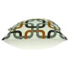 Parkland Collection,Boxer Gray And Orange Throw Pillow - 3 of 4