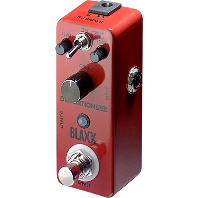 Stagg BLAXX 3-Mode Distortion Pedal for Electric Guitar Red