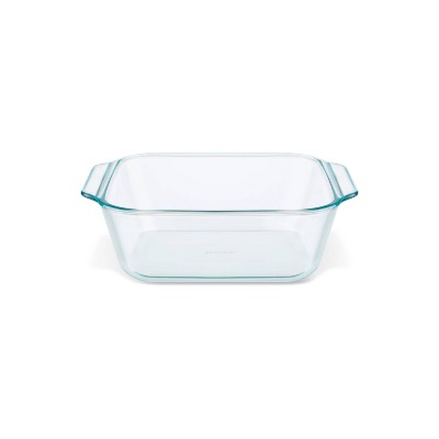 Pyrex Get Dinner Away Large Handle 8 x 8 Square Dish. Making it Easy to  Monitor Casserole Cooking and Brownie Baking from a, 4, Red 8