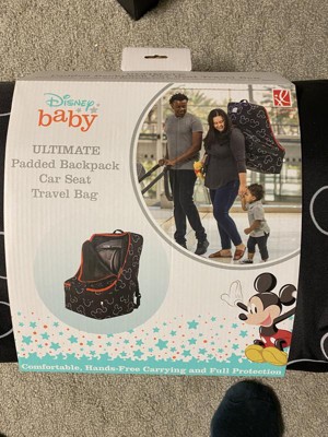 Disney Baby J.l. Childress Ultimate Padded Backpack Car Seat Travel Bag  Mickey Black : Target