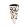 Evergreen Tapered Laser Cut Solar Interchangeable Finial, Ivory-  3.75x7.5x3.75 in Durable Hardware for Flags - 3 of 4