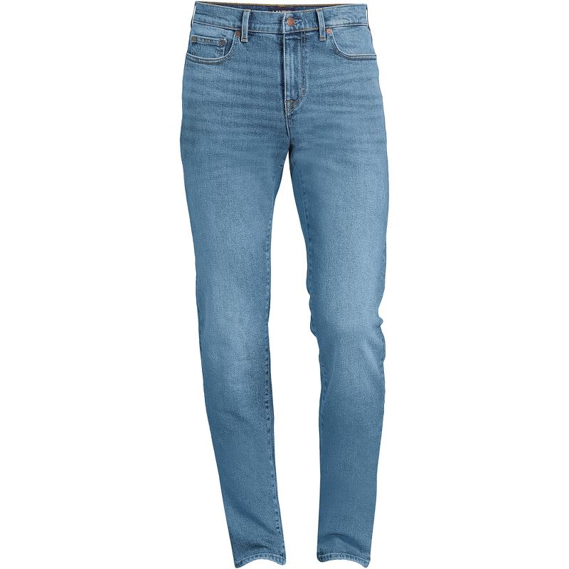 Lands' End Men's Recover 5 Pocket Straight Fit Denim Jeans, 3 of 6