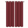 Solid Blackout Thermal Grommet Curtain Panels With Foam Backing (Set of 2) - 2 of 3
