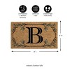28" x 16" Monogram Coir Mat, Letter  "B" - 2 of 4