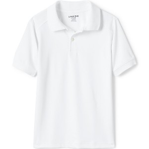 Lands' End School Uniform  Kids Short Sleeve Rapid Dry Polo Shirt - 1 of 2