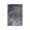 Ivory And Gray Abstract Area Rug - 3 of 4
