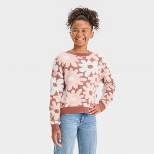 Girls' Fuzzy Pullover Sweater - art class™