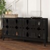 BEAFUP 60.5" Mid Century Modern Sideboard Buffet Cabinet with Storage, TV Media Console Table with 4 Doors & Adjustable Shelves for Kitchen - 4 of 4