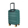 Whisen 18.5 in. Carry On Luggage Hardshell Lightweight Suitcase with TSA Lock and Spinner Wheels - 3 of 4