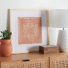 Ishtar - 18" X 18" - Terracotta - Framed Textile Wall Art - WLA1008 - Safavieh - 2 of 4