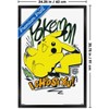 Trends International Pokémon: Expressive Doodle - I Choose You! Framed Wall Poster Prints - 3 of 4