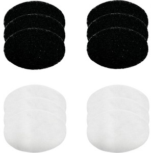 Nispira FDM2201BR Charcoal Oil Vapor Air Fryer Replacement Filters for OVENTE 2 Liter Electric Deep Fryer, 6 Packs - 1 of 4