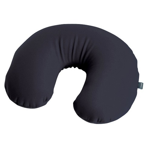 Lewis N Clark Microbead Neck Travel Pillow Charcoal Gray Target