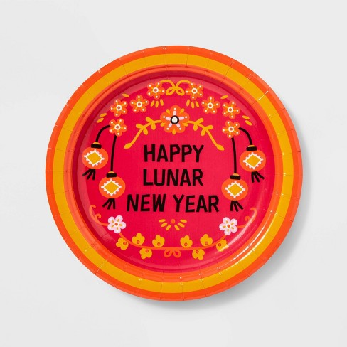 20ct Happy Lunar New Year Snack Plate - image 1 of 3