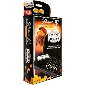 Hohner Special 20 Progressive Harmonica 5-Pack With Case - 1 of 3