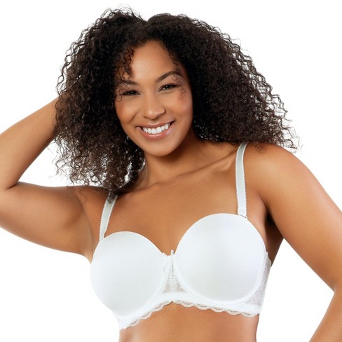 Parfait Women's Elissa Strapless Bra - Pearl White - 30i : Target