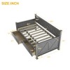 NicBex Modern Twin Size Daybed with 2 Large Drawers,X-shaped Frame for Bedroom,Living Room,Apartment - 3 of 4