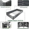 Chery Life 8X4X1.5 ft Galvanized Raised Garden Beds Outdoor, Rectangle Large Metal Planter for Planting Vegetables Flowers Herb, Gray - 3 of 4