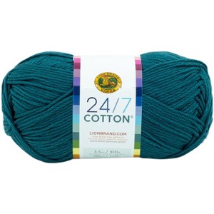 Lion Brand 24/7 Cotton Yarn - 1 of 2