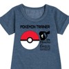 - Pokémon - Pokeball Trainer Graphic Short Sleeve Fleece Dress - 2 of 4