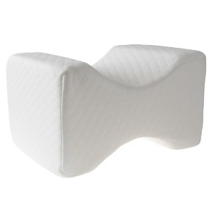 Foam Knee Pillow Spacer Cushion For Pain Relief, Support and Alignment in Back, Knees, Legs, Hip- Ideal for Side Sleepers By Fleming Supply - 1 of 4